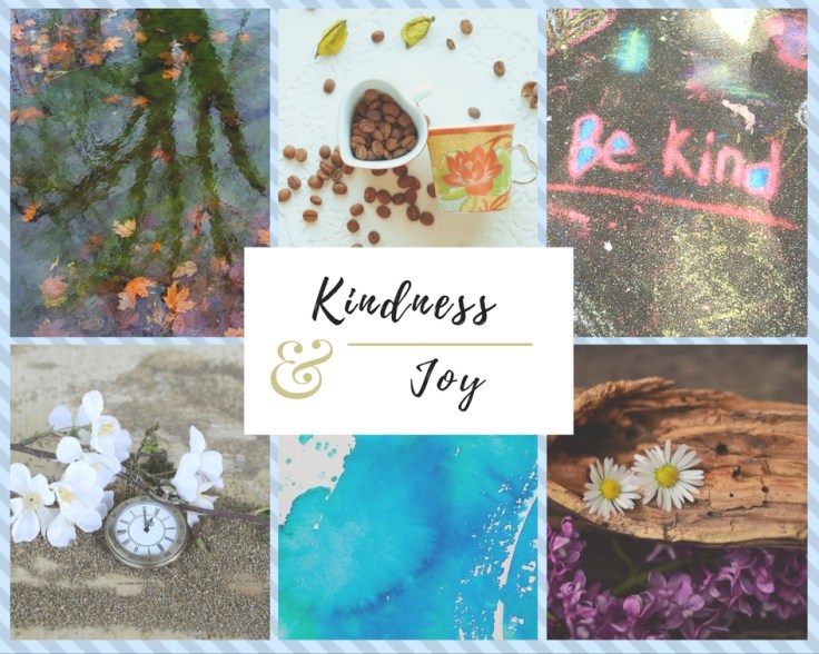 an image collage of pleasing florals and kind words